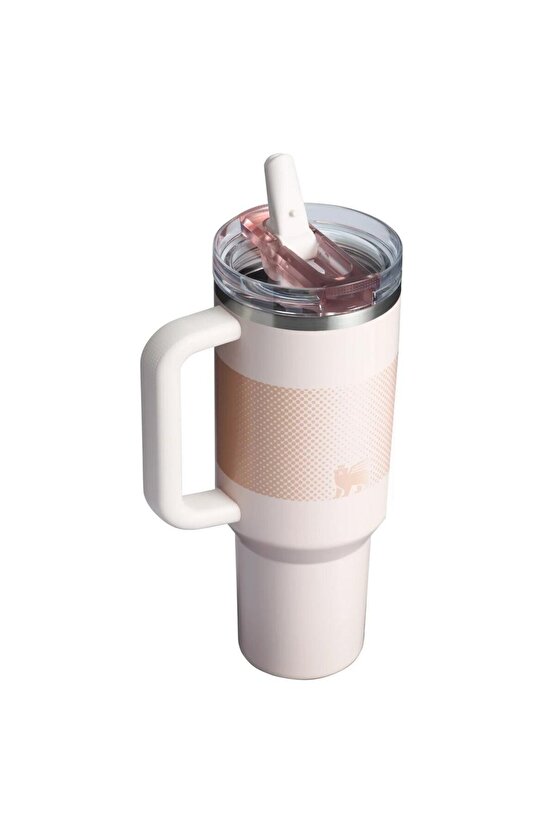 The Quencher ProTour Flip Straw Tumbler 1.18L  40oz Rose Quartz Fade Termos