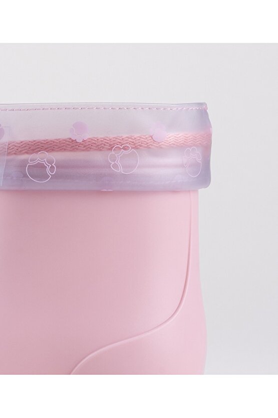 CC332 Bimbi Elefante Borreguito Kürklü Yağmur Çizmesi Pembe