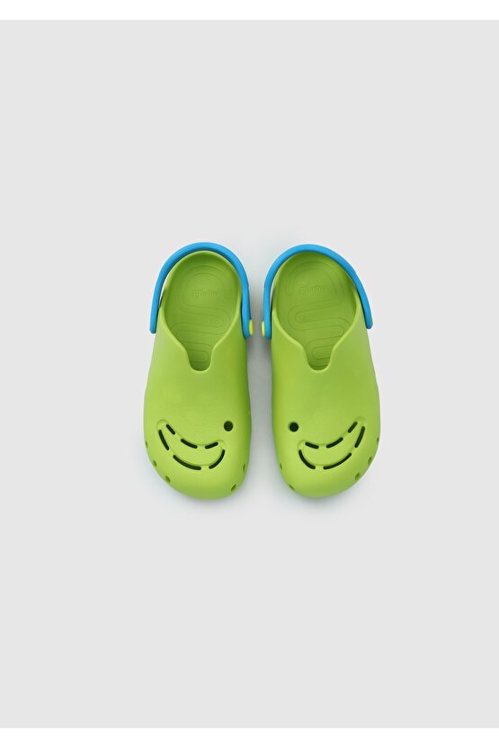 Yeşil Erkek Çocuk Düz Sandalet