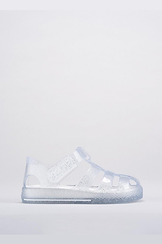 Beyaz Bebek Sandalet S10265 STAR GLITTER