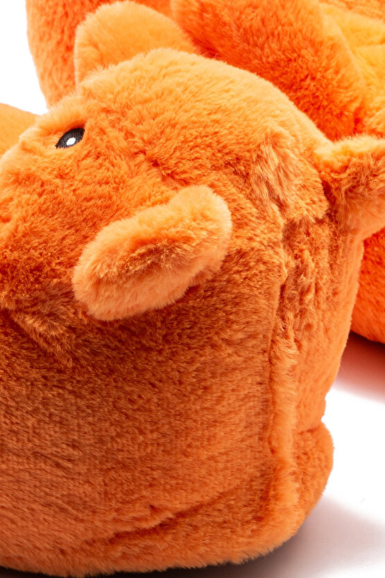 Pookie Kadın Hayvanlı Panduf Turuncu 3641