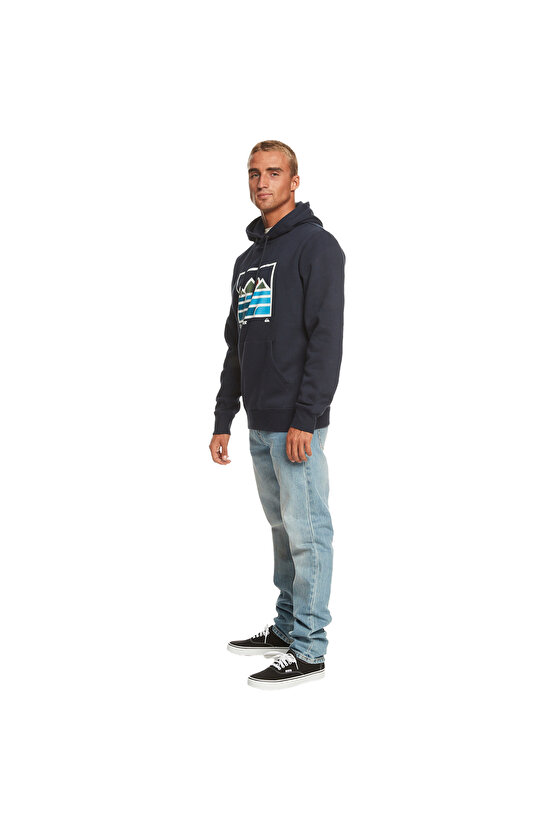 LANDSCAPE LINES HOODIE ERKEK SWEATSHIRT EQYFT04832