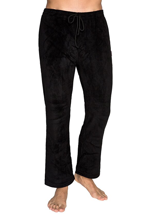 Lastikli Bel Termal Siyah Erkek Pantolon Hztp19017