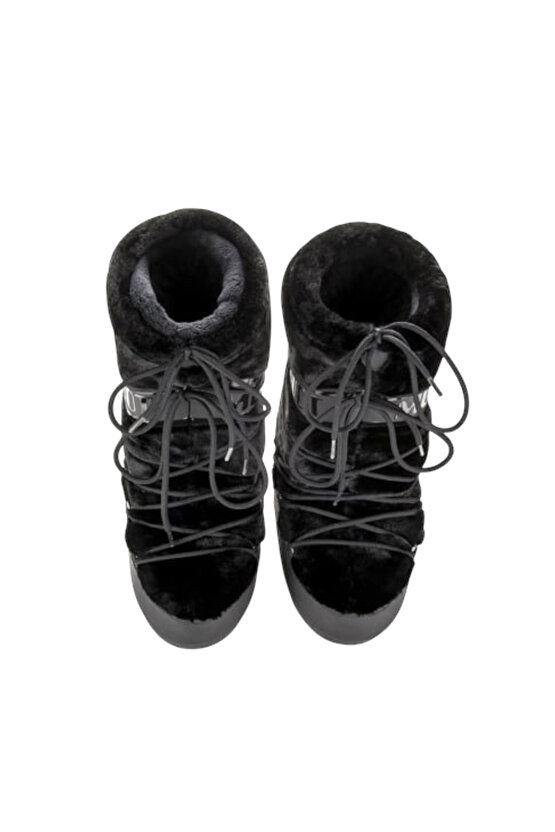 80d1408900-n001 Classic Faux Fu Kadın Siyah Kar Botu KADIN KAR BOTU