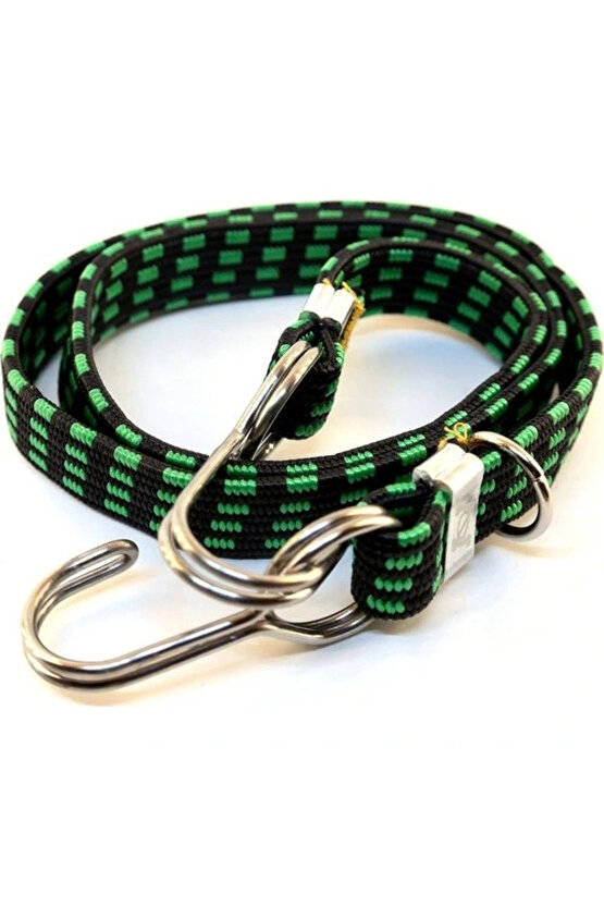 4 Adet Bagaj Lastiği 5x15x100Cm Çelik Kancalı A+++ Kalite