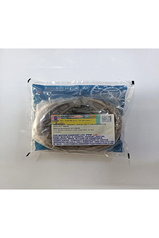 Arka Fren Balatası Orjinal 130 mm Jüpiter 110  125 - Wego - Ntroq 125 - Apache