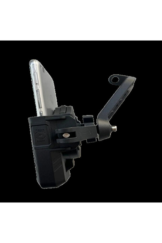 Motosiklet Scooter Atv Bisiklet Yandan Kilitlemeli Ayna Bağlantılı Telefon Tutucu A+++ Kaliteli