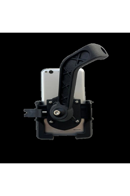 Motosiklet Scooter Atv Bisiklet Yandan Kilitlemeli Ayna Bağlantılı Telefon Tutucu A+++ Kaliteli