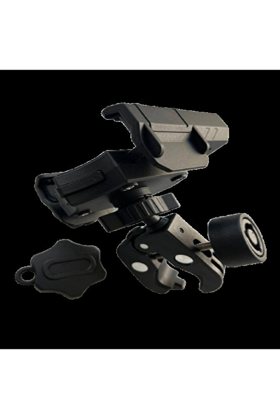 Motosiklet Scooter Atv Bisiklet Yandan Kilitlemeli Gidon Bağlantılı Telefon Tutucu A+++ Kaliteli