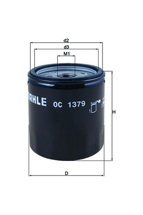 Oc 1379 Yağ Filtresi  Buell Uyumlu