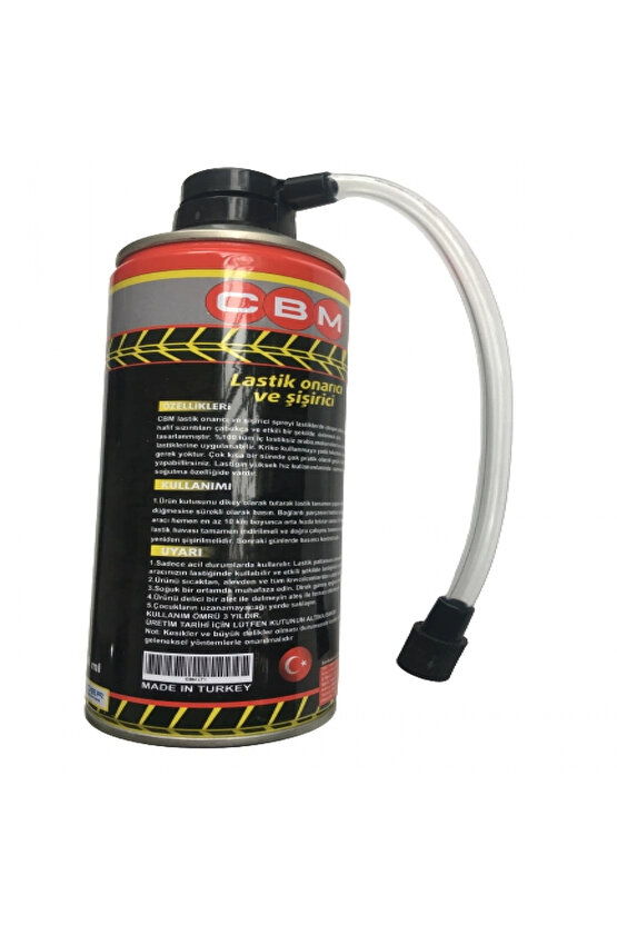Araç Oto Motosiklet Lastik Onarıcı Tamir Edici Şişirici Sprey Lastik Tamir Kiti 400ML 12Lİ