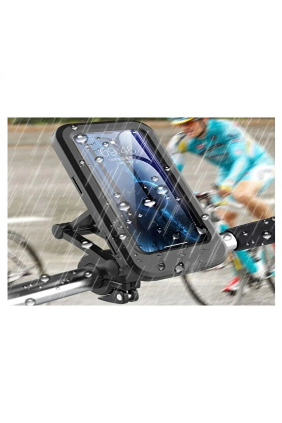 Portatif Universal Motosiklet Bisiklet Su Geçirmez Telefon Tutucu