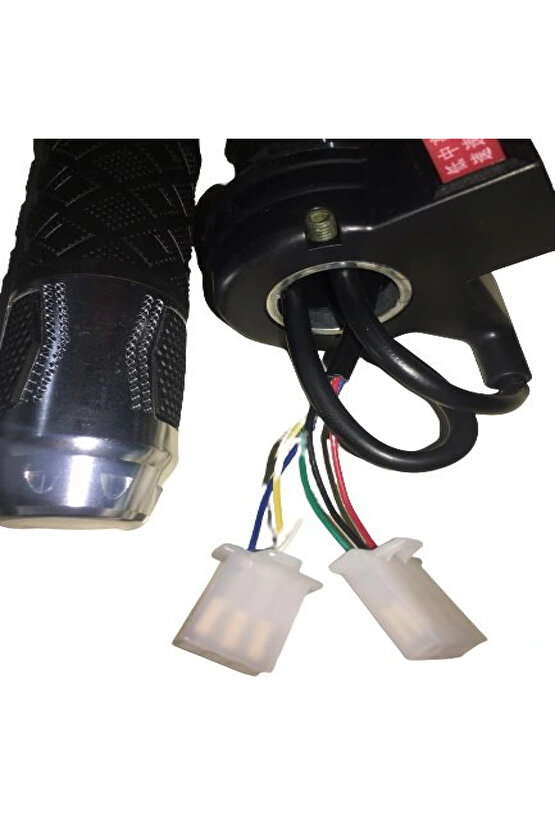 E-bike Gaz Kolu 875 Komple 3 Vites Aliminyum Elcikli Gri