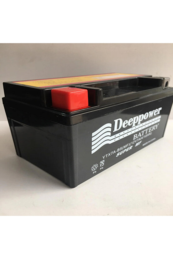 Akü Ytx7a-bs (mf) 12v 7ah Sct Ve Motosikletler İle Uyumlu