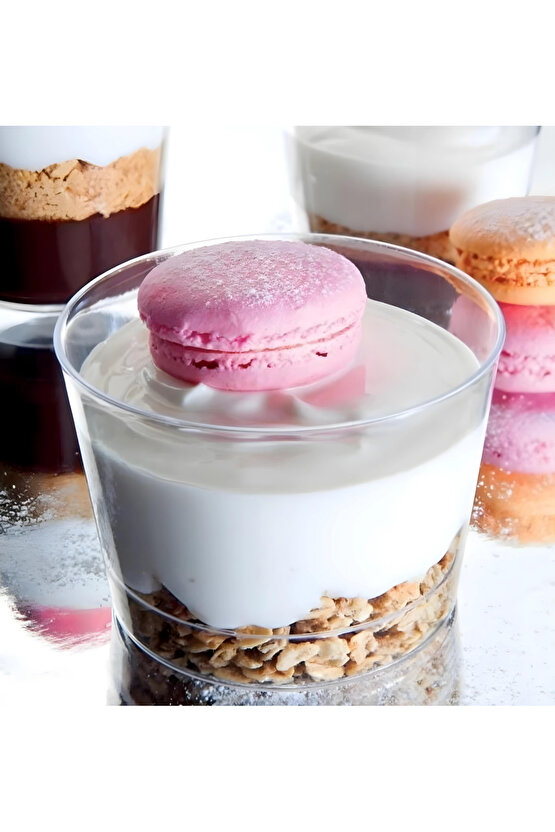 Kristal Tatlı Silindir Kase 250 ML 30 Adet