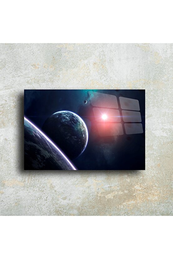 Galaksi Duvar Dekoru Metal Poster