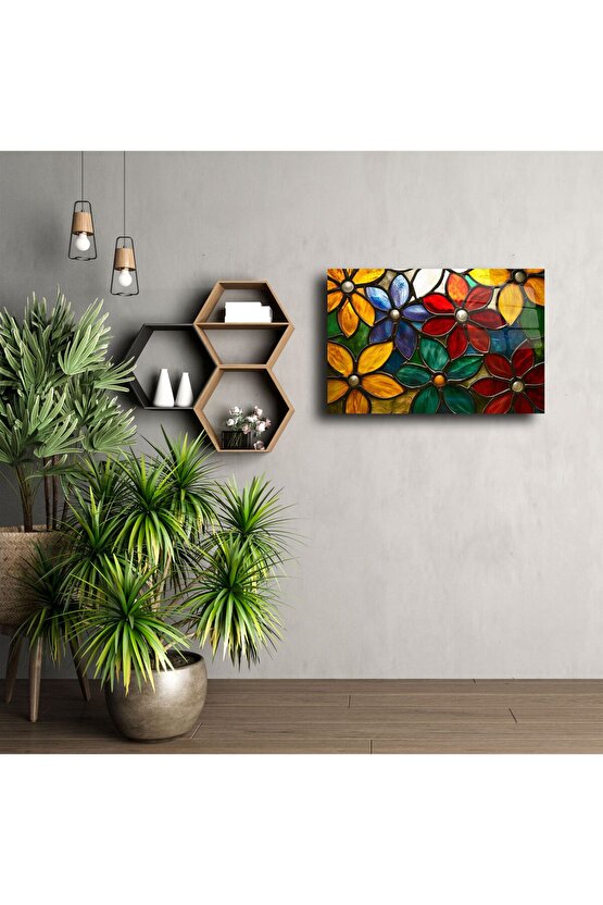 Renkli Vitray Cam Tablo