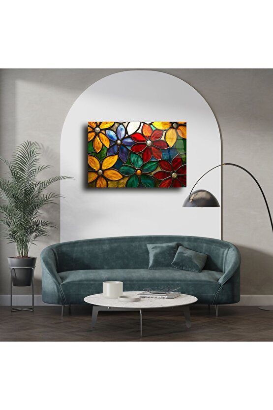 Renkli Vitray Cam Tablo