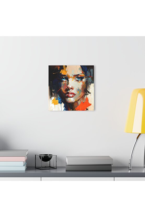 Kadın Model Cam Tablo Duvar Dekoru 9