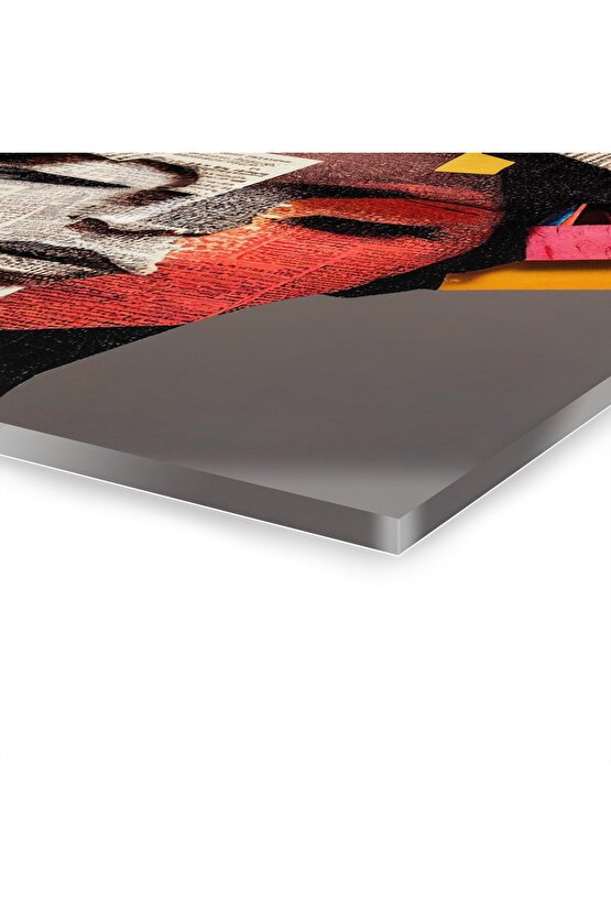 Kadın Model Cam Tablo Duvar Dekoru 8