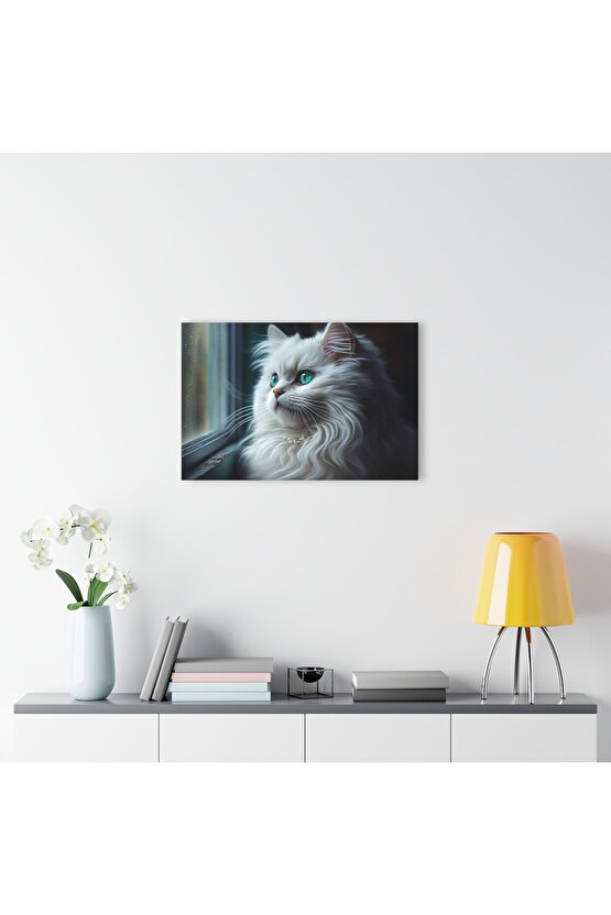Kedi Cam Tablo Duvar Dekoru