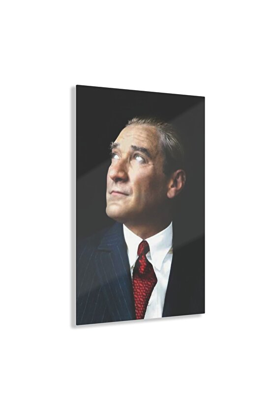 Atatürk Model 6 Cam Tablo Duvar Dekoru
