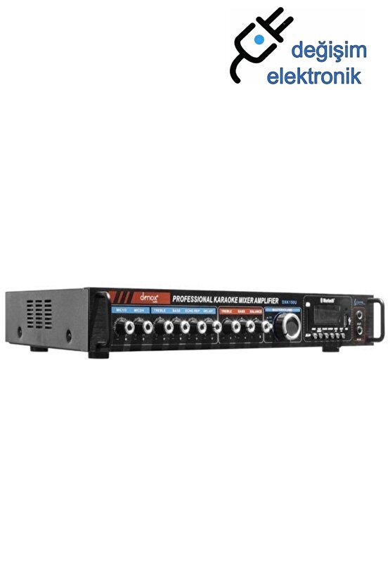 Denox Dxk-150u 2x80w 8 Ohm Usbsd Mp3 Stereo Amfi