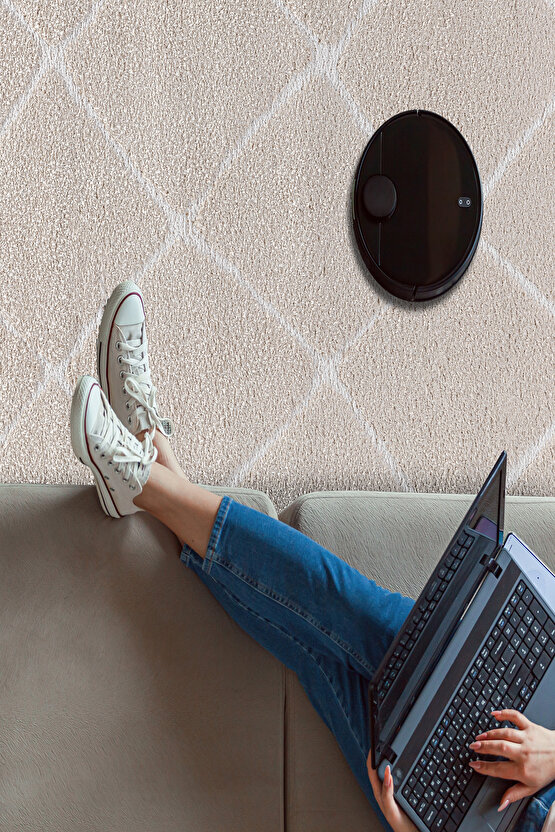 B109 Gri Kolay Kullanım Hav Toz Vermez Yumuşak Dokulu Uzun Tüylü Modern Shaggy Halı