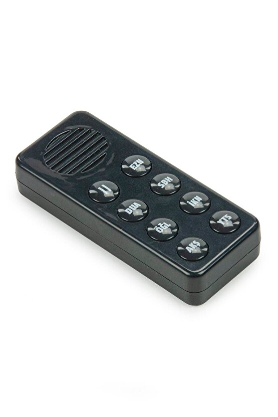 NAMAZ KILMAYI ÖĞRETEN SESLİ SECCADE (SİYAH NAMAZ ÖĞRETEN CİHAZ NAMAZ HOCASI KİTABI VE PİL HEDİYE)