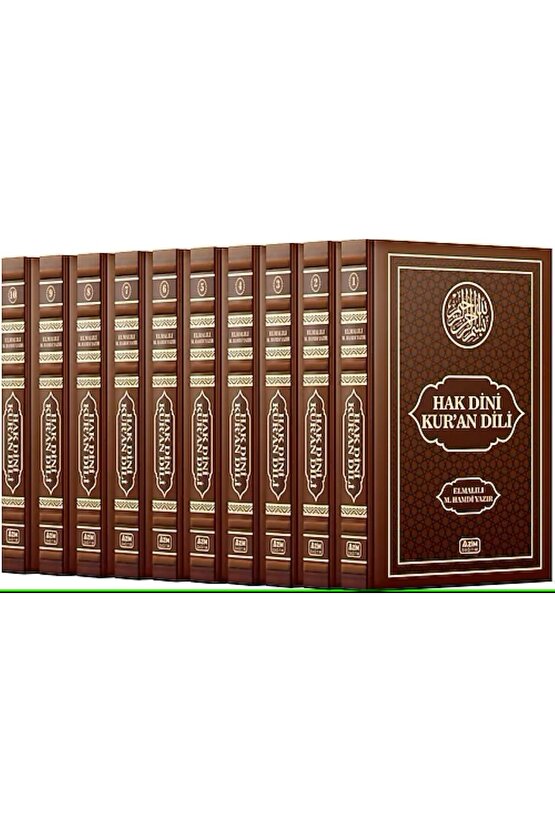 Hak Dini Kuran Dili (10 Cilt Takım ) (40. Yıl Özel Seri)