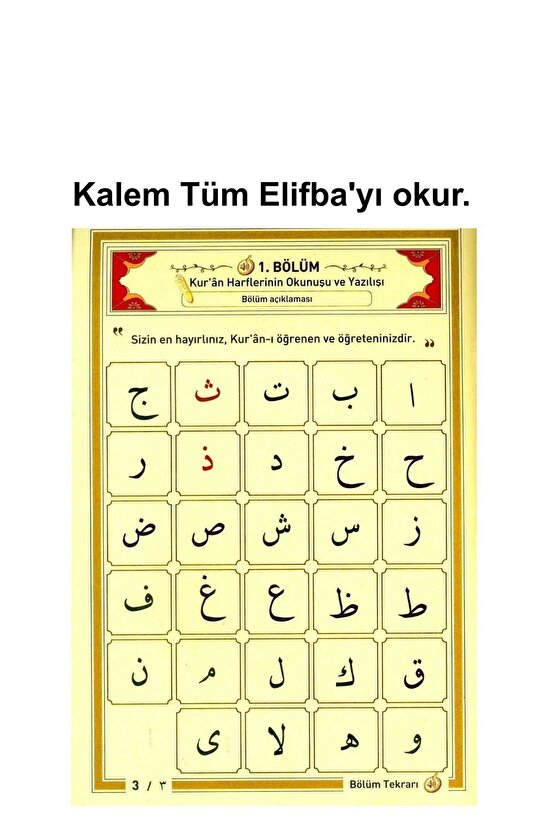 Kuran Okuyan Kalem Kalemli Kuranı Kerim Bluetoothlu Diyanet Onaylı 3 Yıl Garantili Ihya K. Ayracı
