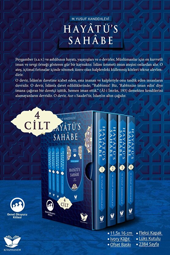 Hayâtüs Sahâbe 4 Cilt Set