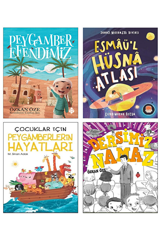 Peygamber Efendimiz (S.A.V.) Esmâül Hüsnâ Atlası Çocuklar için Peygamberlerin Hayatı Dersimiz Namaz