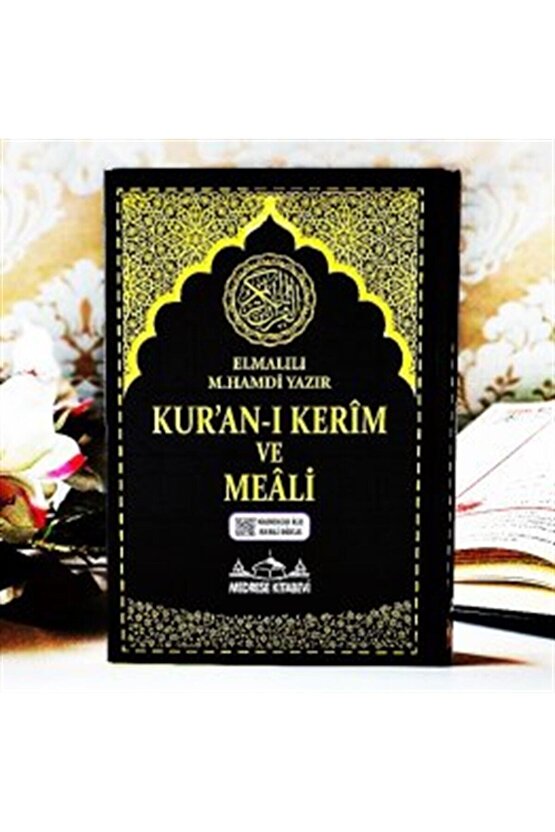 Kuranı Kerim Türkçe Meali Cami Boy 25x34 Mealli Kuran Siyah Telefonda Sesli Dinleme Diyanet Mühürlü