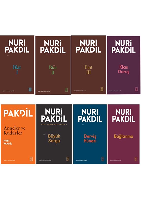 NURİ PAKDİL OTEL GÖREN DEFTERLER 15 KİTAP SET