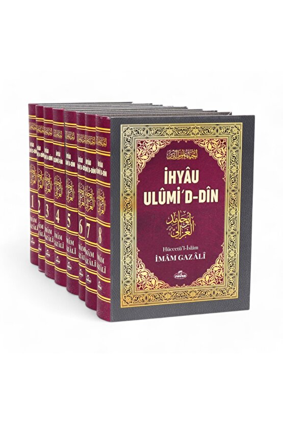 İHYA-U ULUMİD-DİN  Tahkikli ve Tahriçli Tercüme (Sempatik Boy, 8 Cilt, Kutulu)-BERRE2131