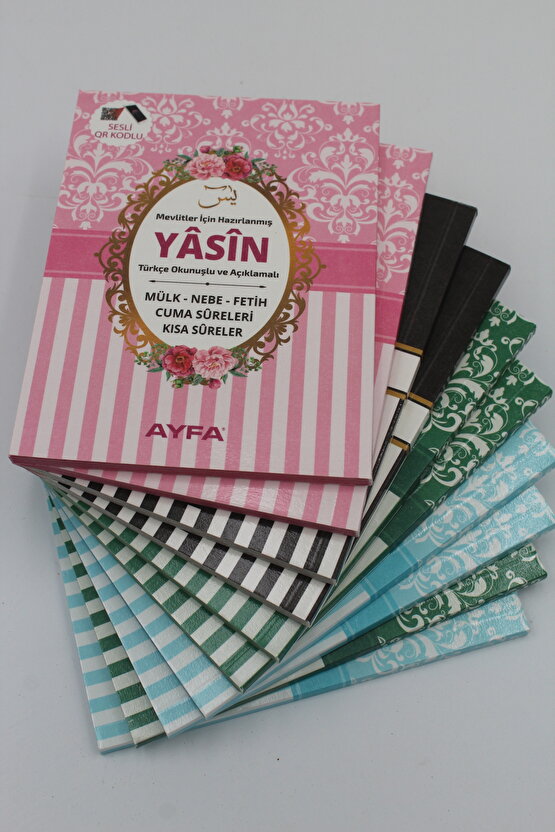 Ekonomik 10 Adet Yasin-i Şerif Türkçeli 80 Sayfa Çanta Boy (12x16cm)