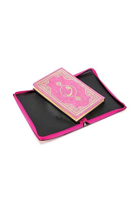 Kuranı Kerim - Sade Arapça - Hafız Boy - - Pembe - Bilgisayar Hatlı