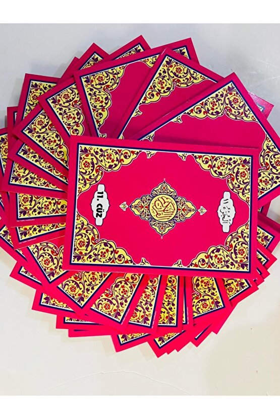 Kuran-ı Kerim Hatim Cüzleri  30 Cüz Deri Çantalı