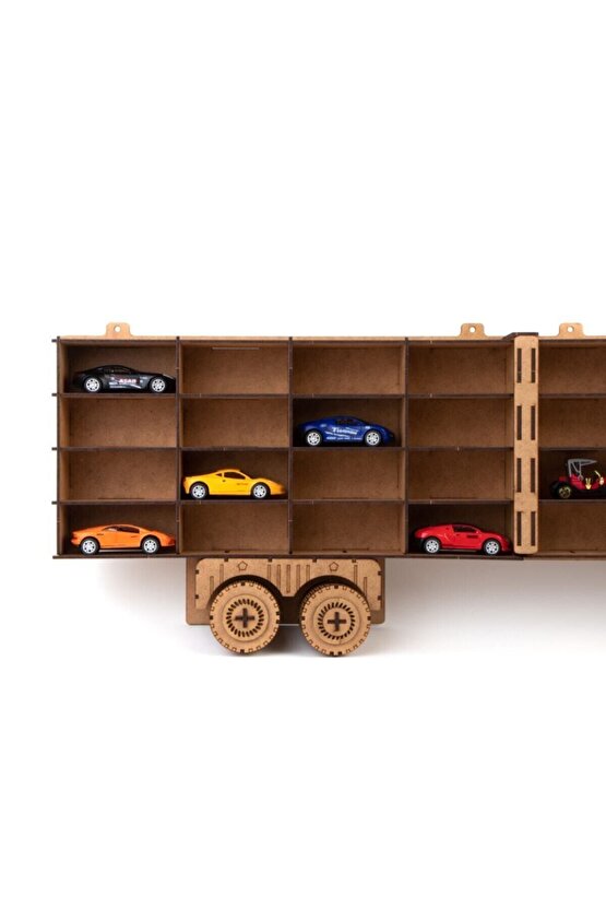 Tır Araç Rafı  Doğal Ahşap Boyanabilir