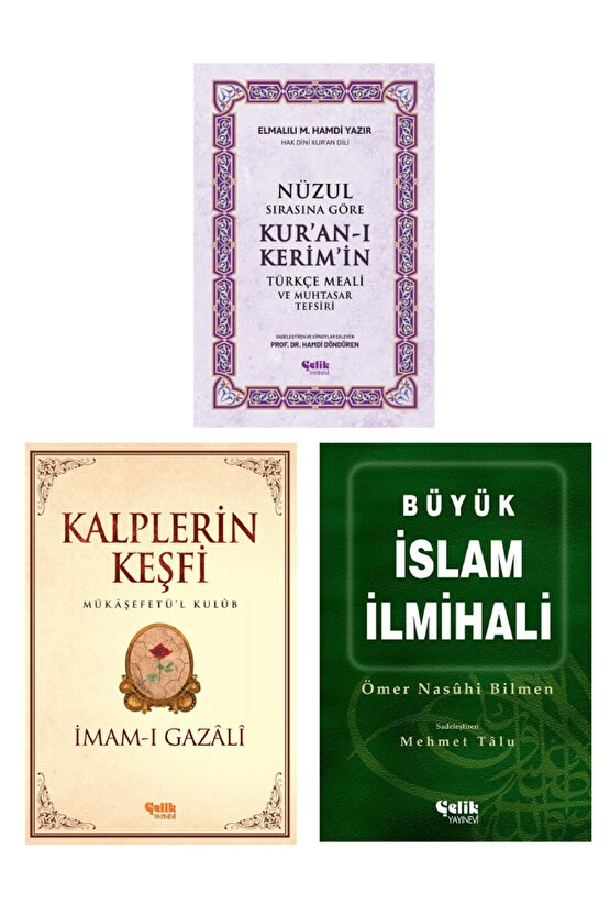 Kalplerin Keşfi-büyük Islam Ilmihali Nüzul Sırasına Göre Kuran-ı Keri?mi?n Türkçe Meali? 3lü Set
