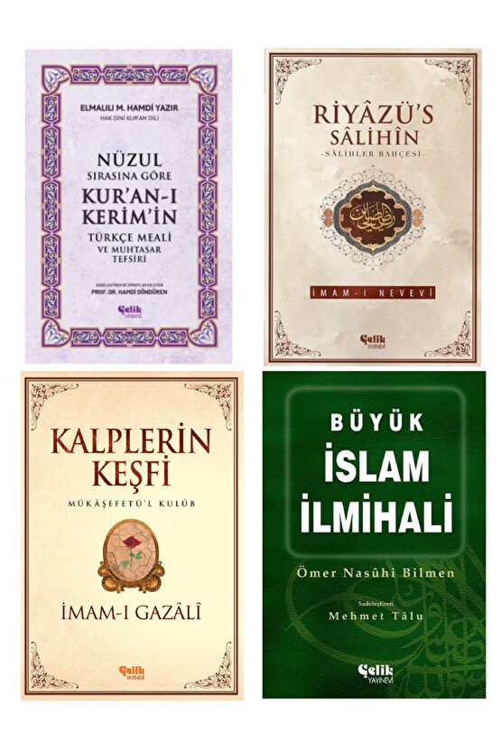 Nüzul Sırasına Göre Kuran-ı Keri?mi?n Türkçe Meali?-kalplerin Keşfi-riyazü Salihin 4lü Set