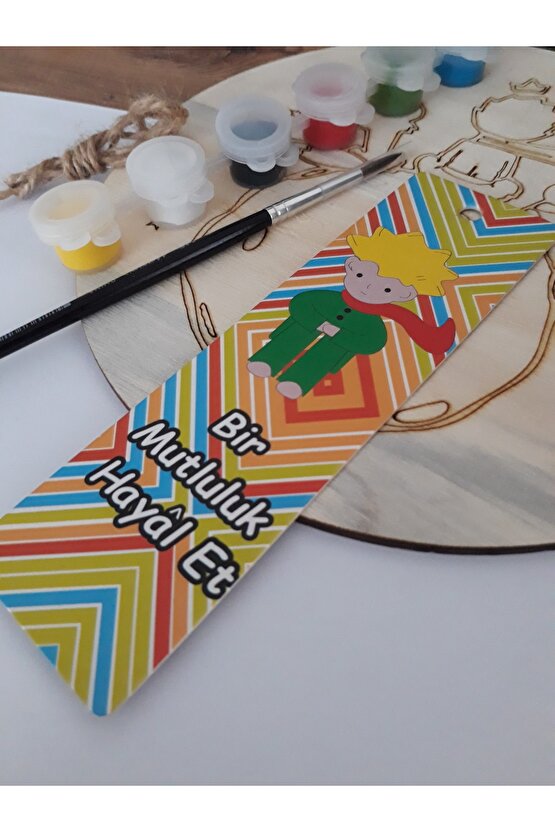 Küçük Prens Gezegeni Temalı Ahşap Boyama Seti