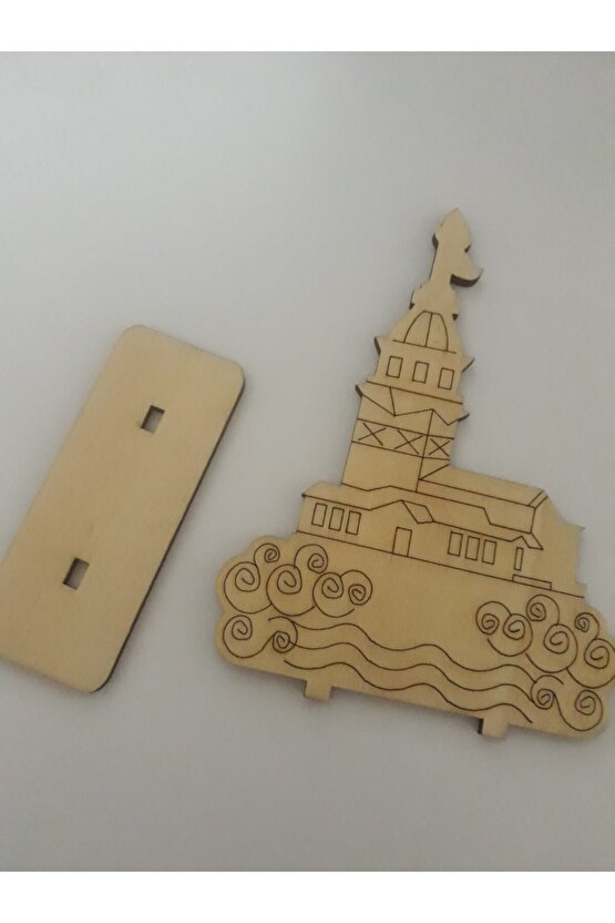 Beceri Geliştiren Ahşap Biblo Boyama 3 Lü