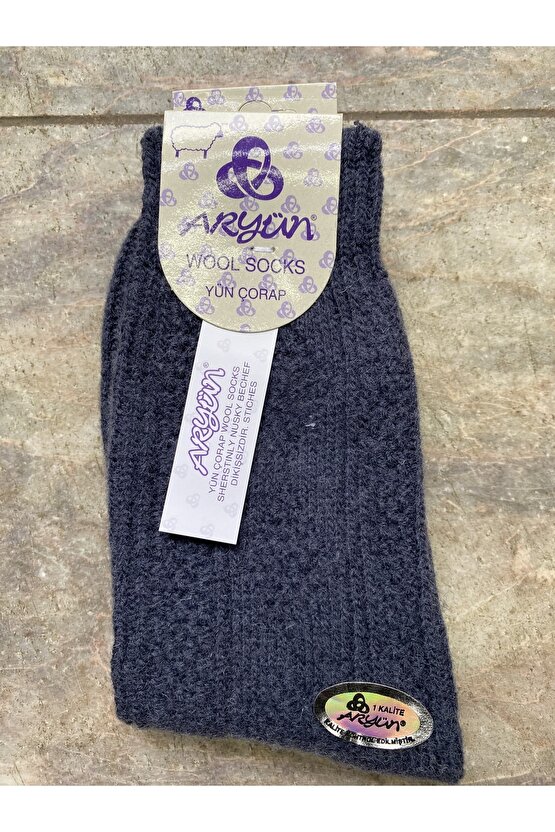 %100 Dikişsiz (36-40) Yün Çorap