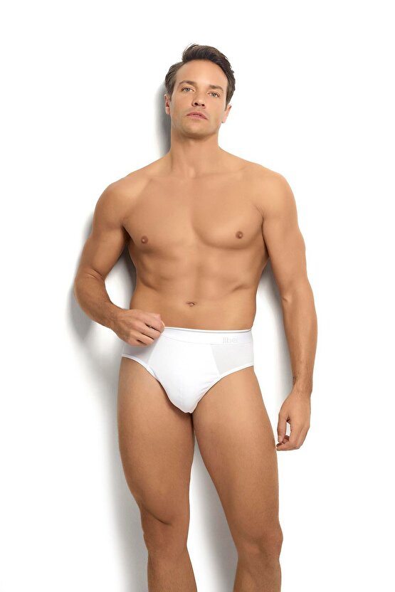 Erkek Beyaz Slip 3lü Külot 150