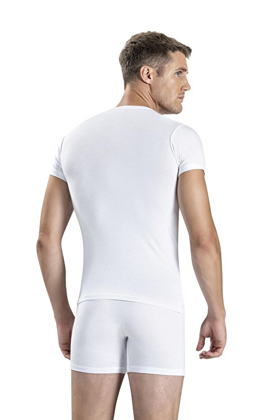 Erkek Pamuklu V Yaka Fanila Atlet 105 - 9 Adet