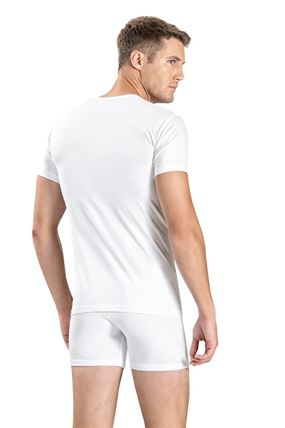 Erkek Pamuklu Bisiklet Yaka Fanila Atlet 103 - 6 Adet