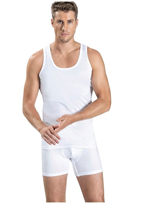 101 Erkek Penye Geniş Askılı Atlet Tekli