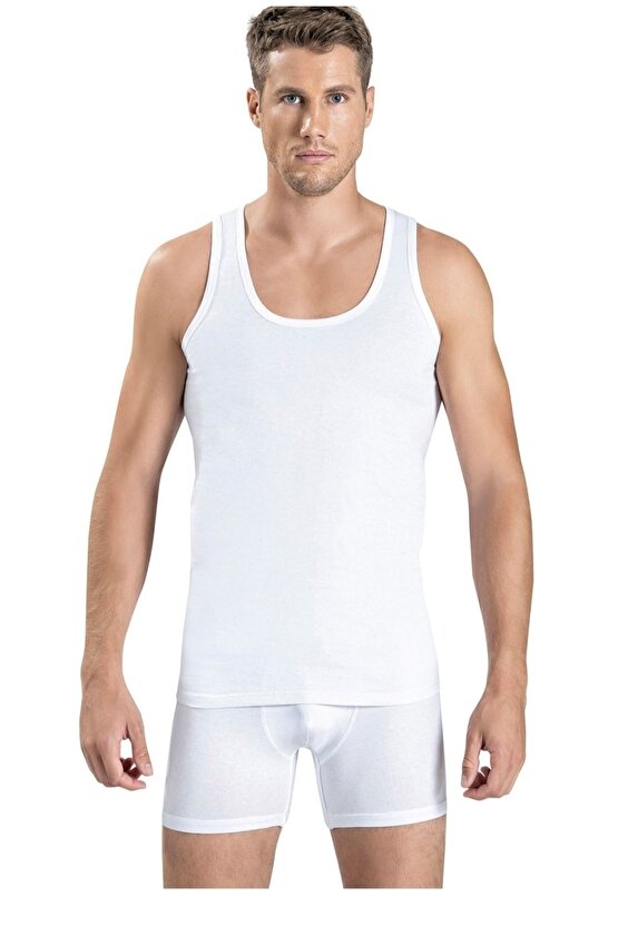 101 Erkek Penye Geniş Askılı Atlet Tekli